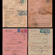 1939-1996 Lot 21 circulatii PTT instiintare de primire / aviz / confirmare