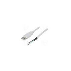 Cablu cabluri, USB A mufa, USB 2.0, lungime 1.5m, gri, BQ CABLE - CAB-USB-A-1.5-GY