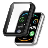 [Pachet 360&Atilde;&sbquo;&Acirc;&deg;] Husa + folie Huawei Watch Fit 2 Techsuit Defense, negru