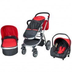 Carucior 3 in 1 Veneto rosu Kidscare for Your BabyKids