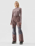 Pantaloni de snowboard membrana 10000 pentru femei - maro, 4F Sportswear