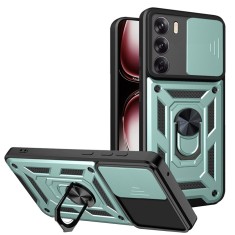 Husa Oppo Reno12 Pro protectie camera Techsuit CamShield Series, verde foto