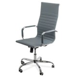 Scaun de birou OFF 802M, ergonomic, spatar inalt, mecanism balans, roti gumate, 100 kg