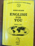 English for you - Horia Hulban