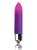 Glont Vibrator Colour Me Orgasmic, 7 Functii Vibratii, Mov, 8 cm