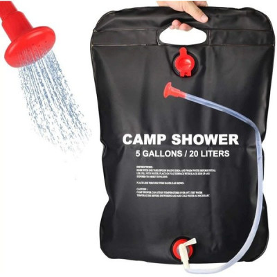 Dus solar portabil, ideal pentru camping sau gradina Camp Shower foto