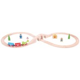 Set tren cu cale ferata circulara, Bigjigs