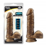 Dildo cupă de aspirație pentru testicule realiste 19 cm