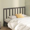 Tablie pat gri 141x4x100 cm lemn masiv pin vidaXL