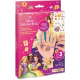 Set de creat bratari si autocolante, Make It Real, Disney Princess