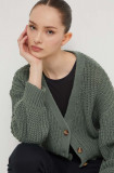 Cumpara ieftin Roxy cardigan femei, culoarea verde ERJSW03591