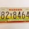 Indiana Inmatriculare USA original, decor de perete