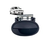 Maner usa exterior Opel Corsa/Combo C, 07.2000-10.2010, montare spate, dreapta, negru / neted, RapidAuto