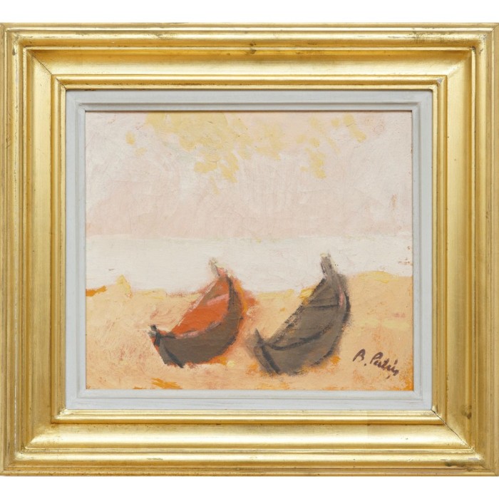 Bogdan Pietris, Peisaj cu barci in Delta