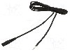 Cablu alimentare DC, cabluri, DC 5,5/2,1 soclu, negru, 1,5m, WEST POL - S21-TT-C075-150BK