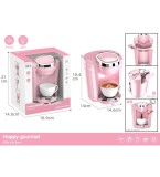 Mașină de Cafea Roz Happy Gourmet