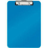 Clipboard Simplu A4 Leitz Wow, Plastic Dur, Albastru Metalizat, Clipboard Prezentari, Clipboard Documente, Clipboard Standard, Clipboard A4, Clipboard