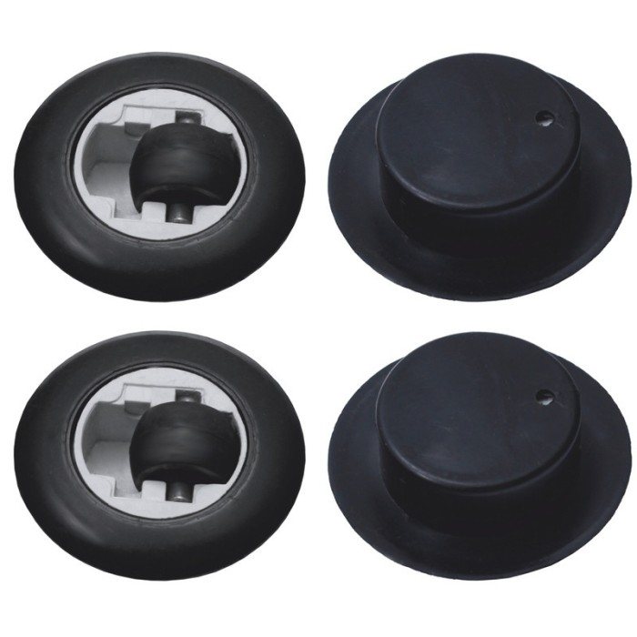 Suport pentru mobilier, cu rotita de &Oslash; 20 mm, 4 buc / set