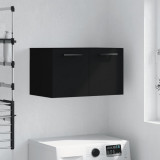 VidaXL Dulap de perete, negru, 60x36,5x35 cm, lemn prelucrat