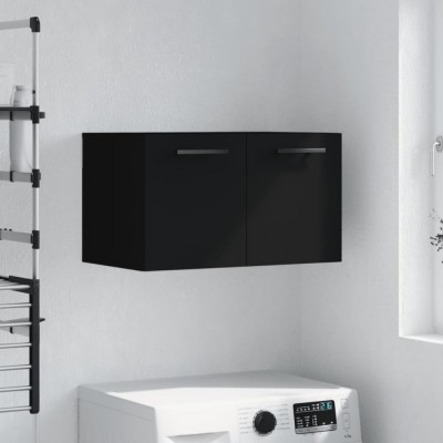 vidaXL Dulap de perete, negru, 60x36,5x35 cm, lemn prelucrat 830045 foto