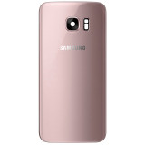Capac Original Samsung Galaxy S7 G930 Roz Auriu cu Geam Camera (SH)
