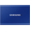 SSD extern Samsung T7 portabil, 500GB, USB 3.2, Indigo Blue