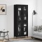 vidaXL Dulap &icirc;nalt, negru, 69,5x34x180 cm, lemn compozit 3198274