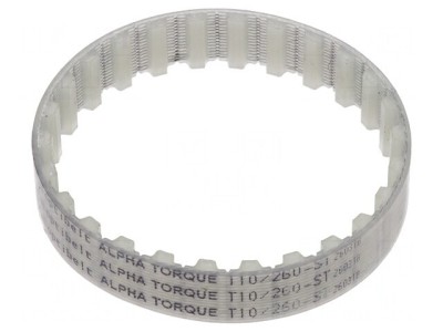 Curea dințată T10 16mm 260mm 26 dinți foto