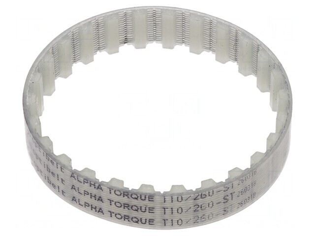 Curea dințată T10 16mm 260mm 26 dinți
