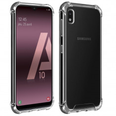 Husa de protectie antisoc pentru Samsung Galaxy A10, AKASHI REINFORCED, Transparent foto