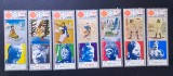 Yemen (Y.A.R. / Republica Arabă Yemen) 1972 Jocuri Olimpice de Iarnă Sapporo '72 Serie Completa 7v Ștampilat Sana'a - A90