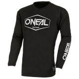 Cumpara ieftin Bluza Ciclism Copii Bumbac O&#039;Neal Element Hexx V.22 - S, Negru-Alb Ultimate FactoryBikes