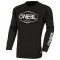 Bluza Ciclism Copii Bumbac O&#039;Neal Element Hexx V.22 - S, Negru-Alb Ultimate FactoryBikes