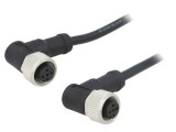 Cablu senzori automatizări M12-M12 1m AMPHENOL LTW