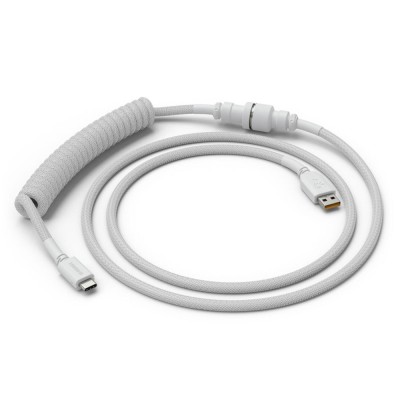 Glorious cablu tastatura Coiled Ghost, USB-C - USB-A, 1.37m, Alb &amp;quot;GLO-CBL-COIL-WHITE&amp;quot; foto