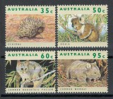 Australia 1992 Mi 1314/17 MNH, nestampilat - Animale pe cale de disparitie