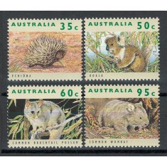 Australia 1992 Mi 1314/17 MNH, nestampilat - Animale pe cale de disparitie