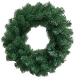 Coronita de Craciun naturala MagicHome, 45 cm, 70 ramuri