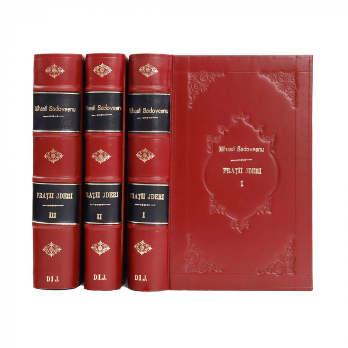 Mihail Sadoveanu, Frații Jderi, trei volume - Cu dedicație