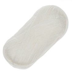 Fir de Tricotat, Sewing Yarns, Acrilic 80% L&acirc;nă 20%, Alb, Capacitate 100g