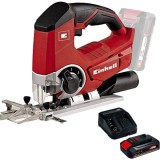Einhell TE-JS 18 Li PXC + Starter Kit - Fierastrau pendular + Set 1 acumulator si incarcator Li-Ion 18 V 2.5 Ah