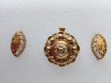 Aur = Set Medalion + Cercei