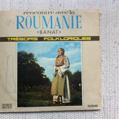 Banat Tresors Folkloriques Roumains disc vinyl lp muzica populara STM EPE 0751