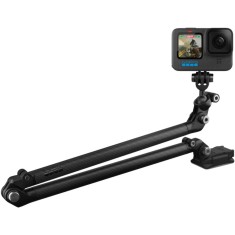 Suport tip brat GoPro cu prinderi adezivi, Negru
