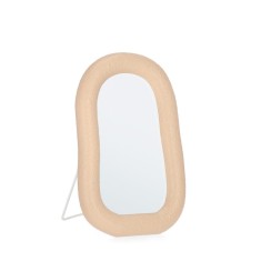 Oglinda masa rama sticla natur Creamy 17x3x26h