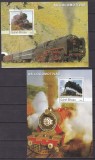 Guineea Bissau 2003 trenuri locomotive 6 blocuri MNH w72, Nestampilat