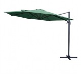 Parasol gradina Mirpol Kazuar 3.5M Verde, Poliester, Cadru Aluminiu