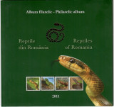 Album filatelic, Reptile din Romania, 2011, Romania, nestampilat