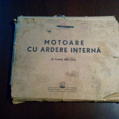 MOTOARE CU ARDERE INTERNA - 19 Planse Didactice - 1950, 18 planse