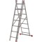 Scara aluminiu, Metalkas, 3 tronsoane, 7 trepte, max 150 kg, 1.9-3.47 m